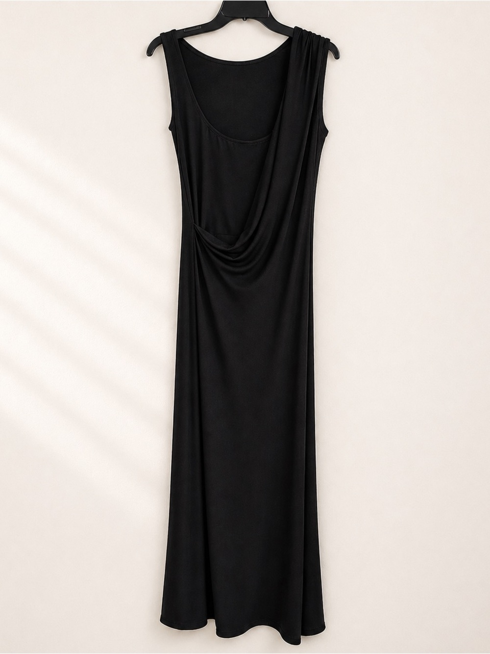 Marcella NYC Laurel Dress Gown Asymmetrical European Stretch Jersey XS - Picture 10 of 15